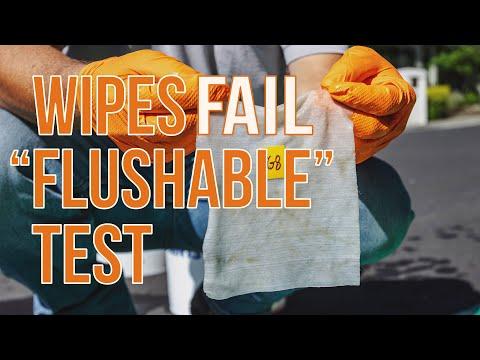 Wipes Fail “Flushable” Test